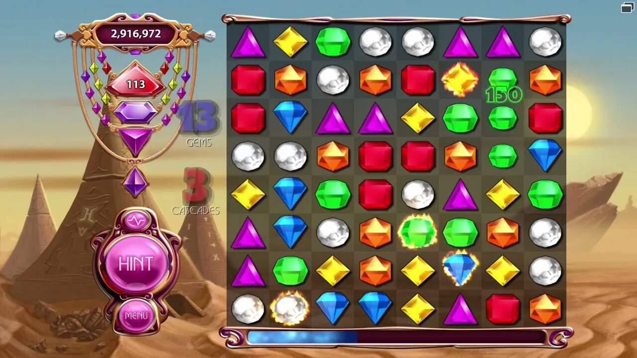 Bejeweled 3 - Endless Zen - Level: 113