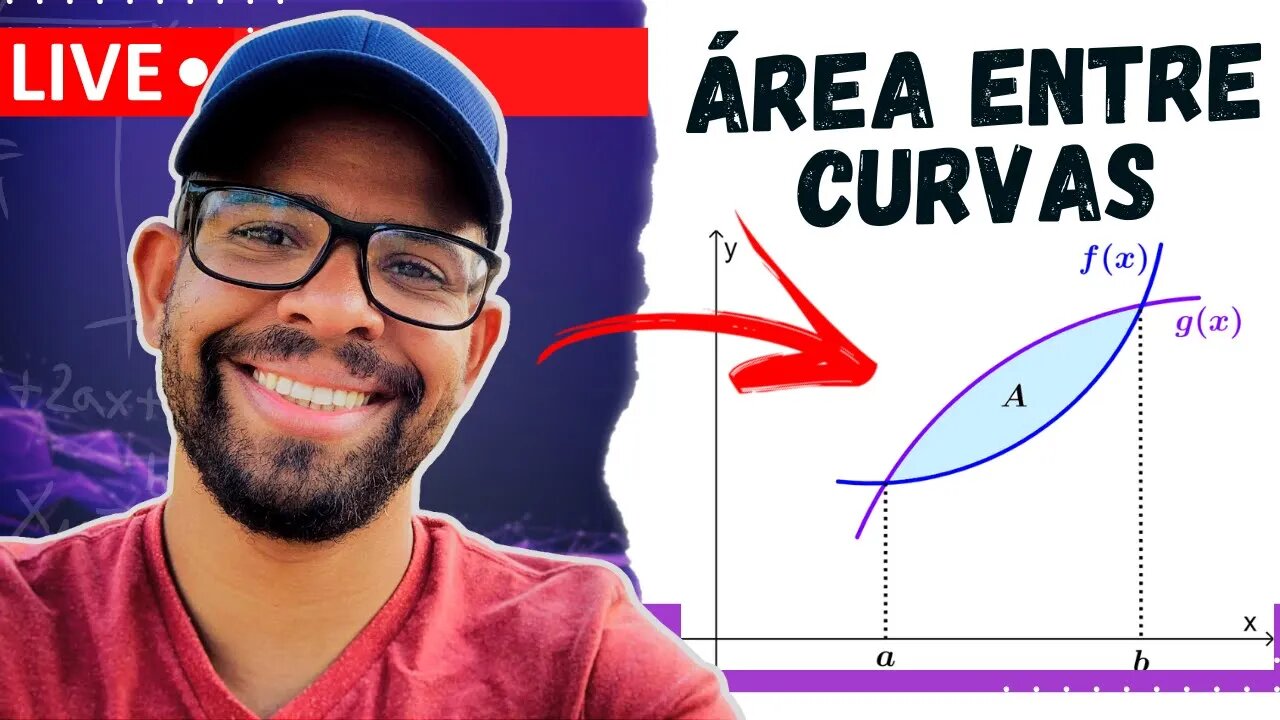 (aula completa) ÁREA ENTRE CURVAS | CALCULO INTEGRAL