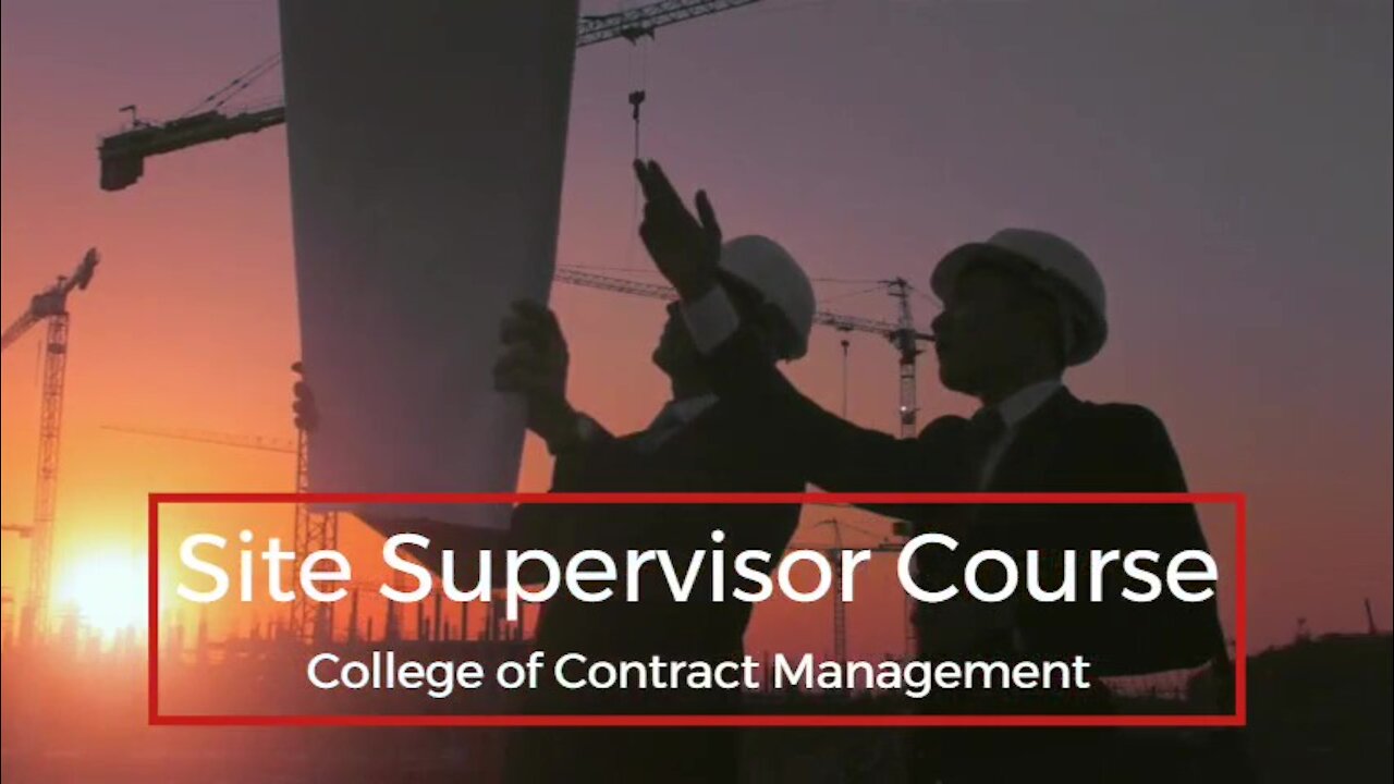 Site Supervisor Course | Online