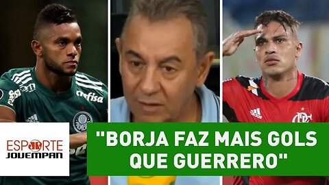 "Borja faz MAIS GOLS que Guerrero", polemiza Flavio Prado