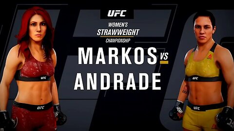 EA Sports UFC 3 Gameplay Jessica Andrade vs Randa Markos