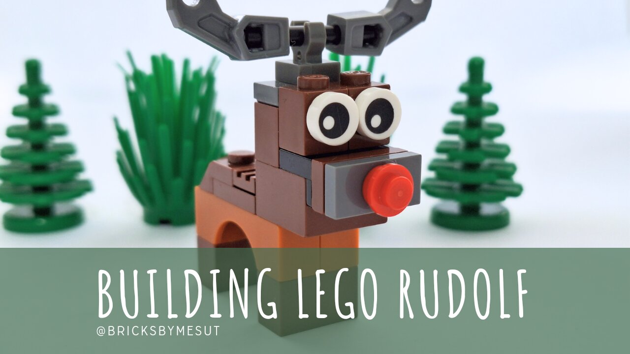 Building Lego Rudolf / Step by Step Lego Building Instructions 0001