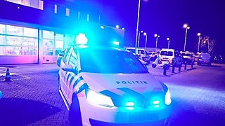 Toen hij vluchtte voor de politie belandde hij in een sloot