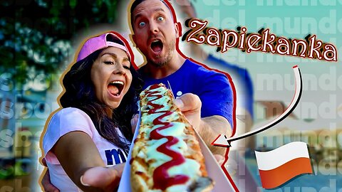 Probando Comida Callejera en POLONIA | Zapiekanka