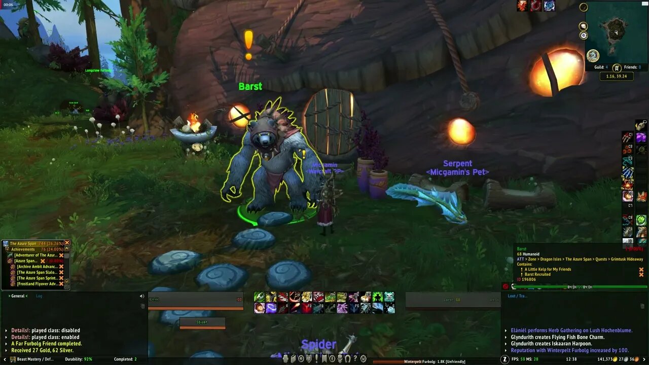 World of Warcraft Dragonflight A Little Kelp For My Friends