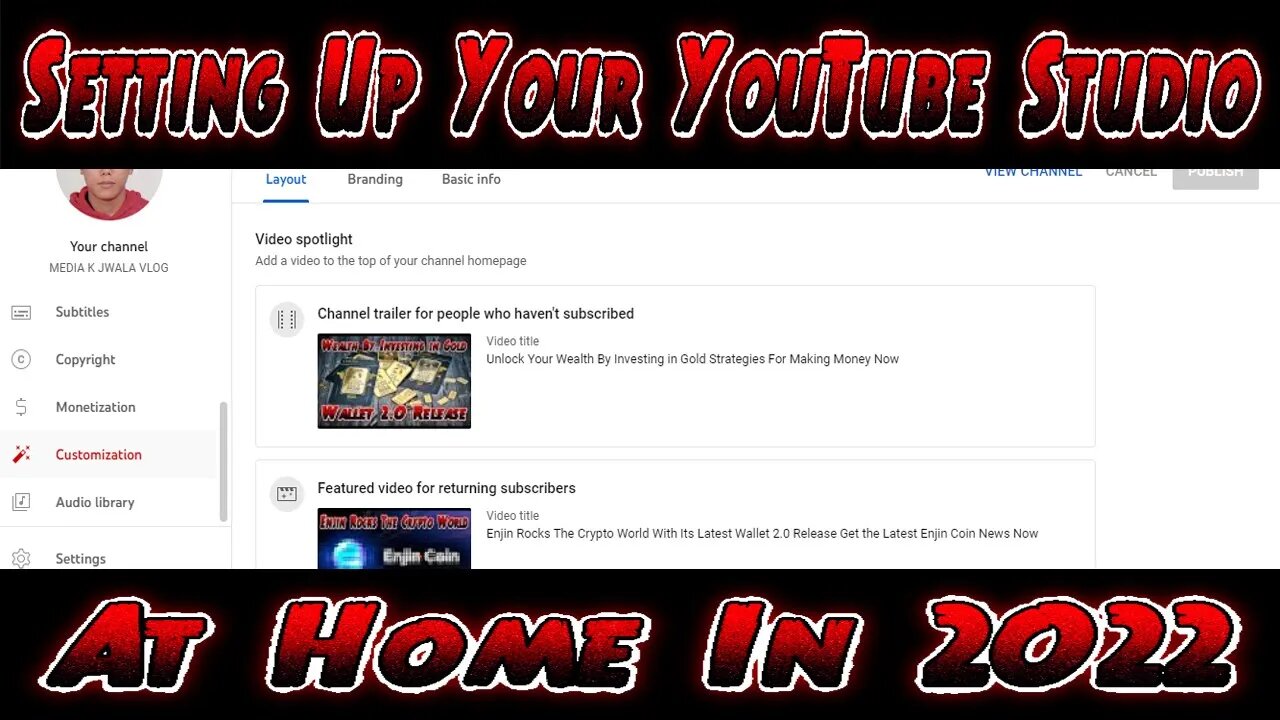 A Complete Guide To Setting Up Your YouTube Studio At Home In 2022