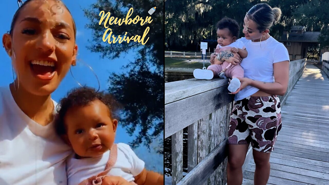 DaBaby & DaniLeigh's Daughter Loves To Swing At The Park! 🎪