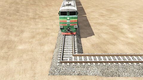 Trains vs 90 Degree Turn – BeamNG.Drive.