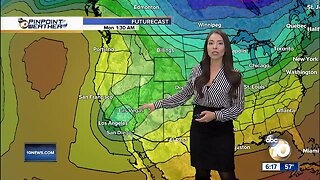 10News Pinpoint Weather with Meteorologist Angelica Campos