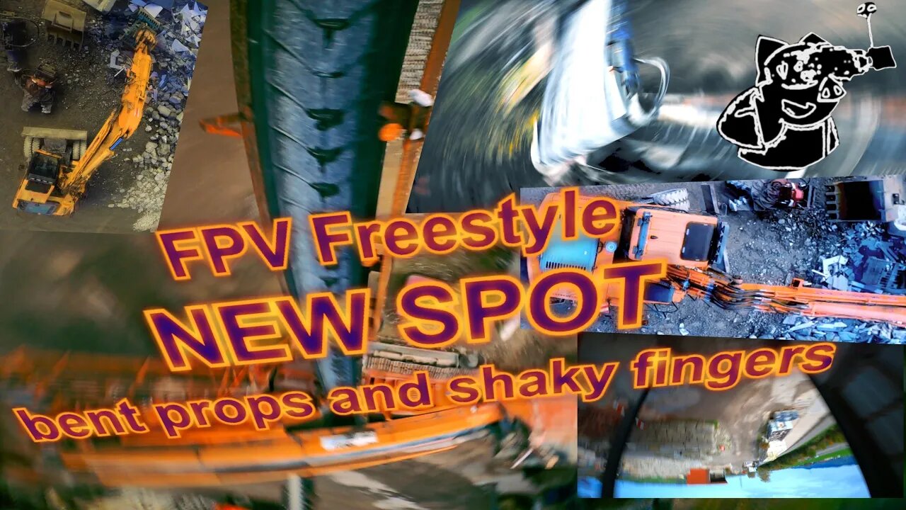 FPV Freestyle: NEW Spot - Bent props and shaky fingers :) - Runaway - #kissultra #betaflight