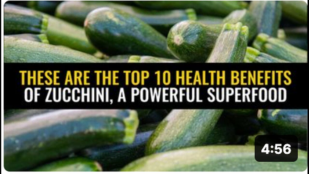 These are the top 10 health benefits of zucchini, a powerful superfood