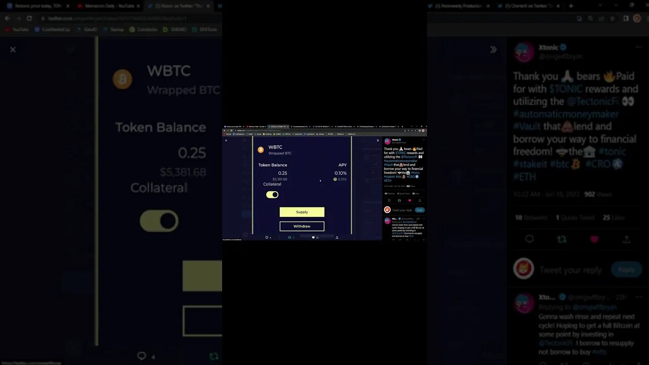 TECTONIC VAULT IS THE BEST PASSIVE INCOME!!