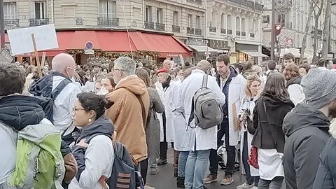 Part. 3 et FIN- Manifestation Des Médecins Généralistes à Paris- Jeudi 5 janv. 2023