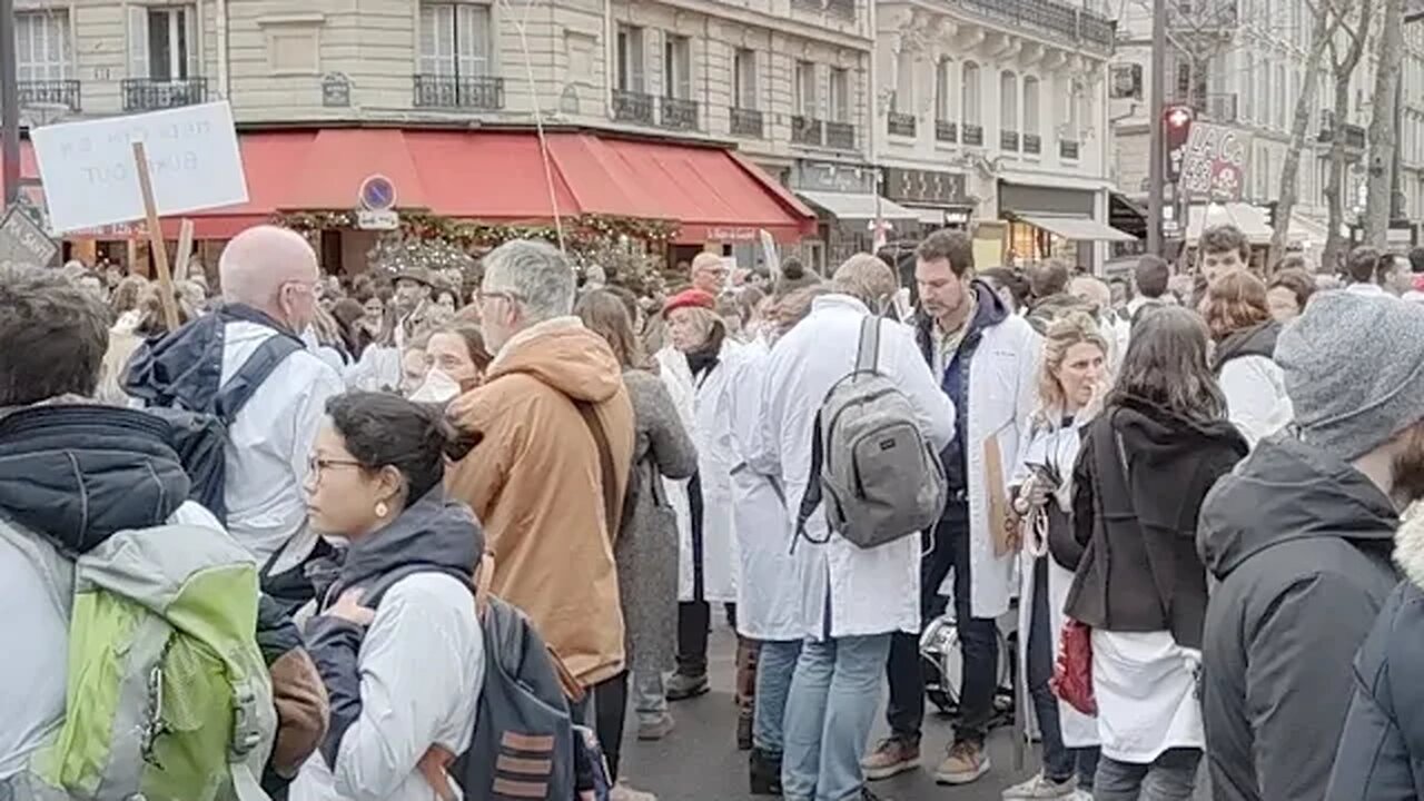 Part. 3 et FIN- Manifestation Des Médecins Généralistes à Paris- Jeudi 5 janv. 2023