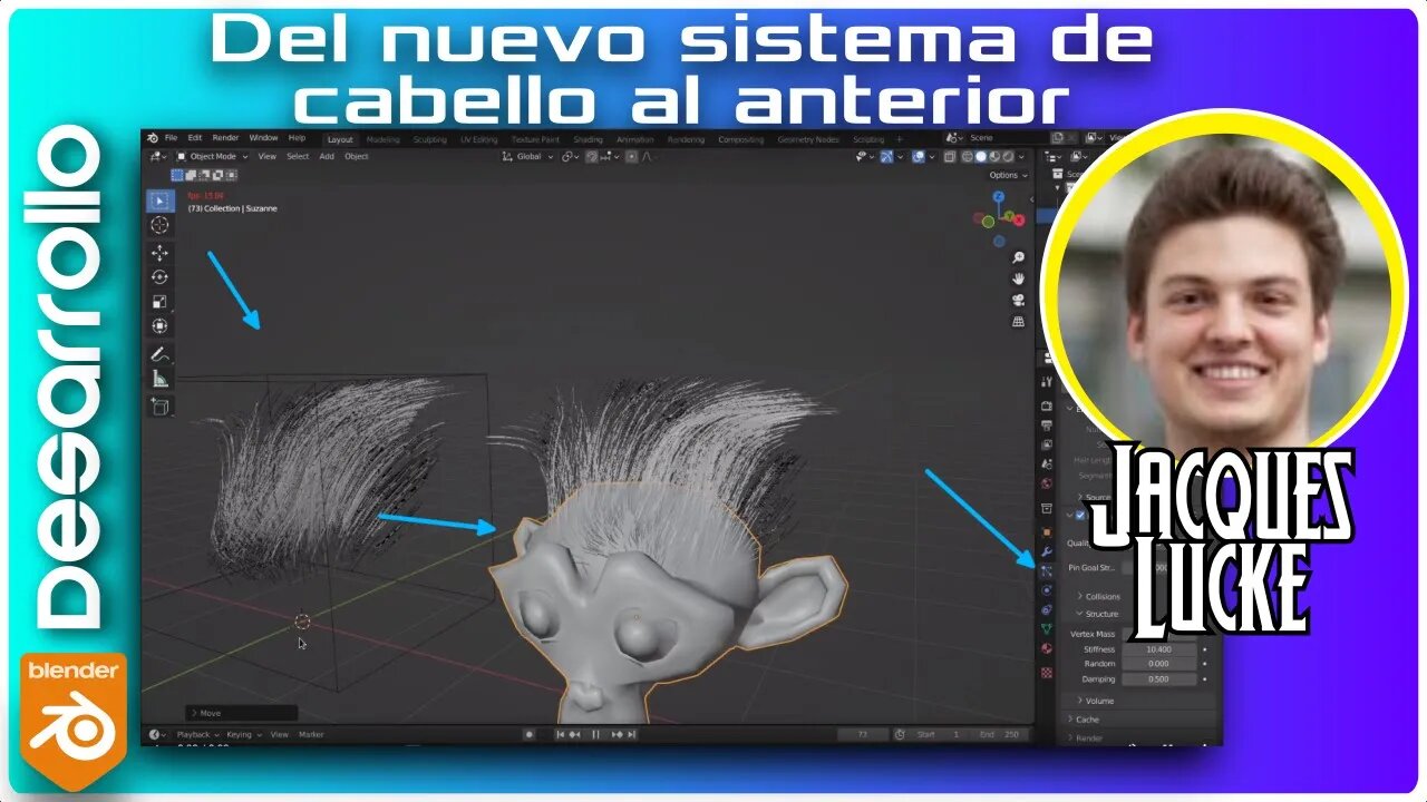 #Blender @Jacques Lucke Creo este convertidor de cabello del nuevo sistema al anterior.