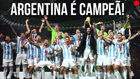 🔵⚪É CAMPEÃO! ARGENTINA É CAMPEÃ DA COPA DO MUNDO DO CATAR🔵⚪ #copadomundo #futebol