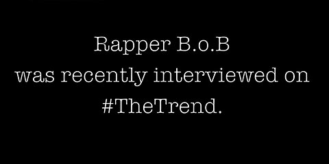 Rapper B.o.B Speaking Out About Cloning Compilation--Vrillex