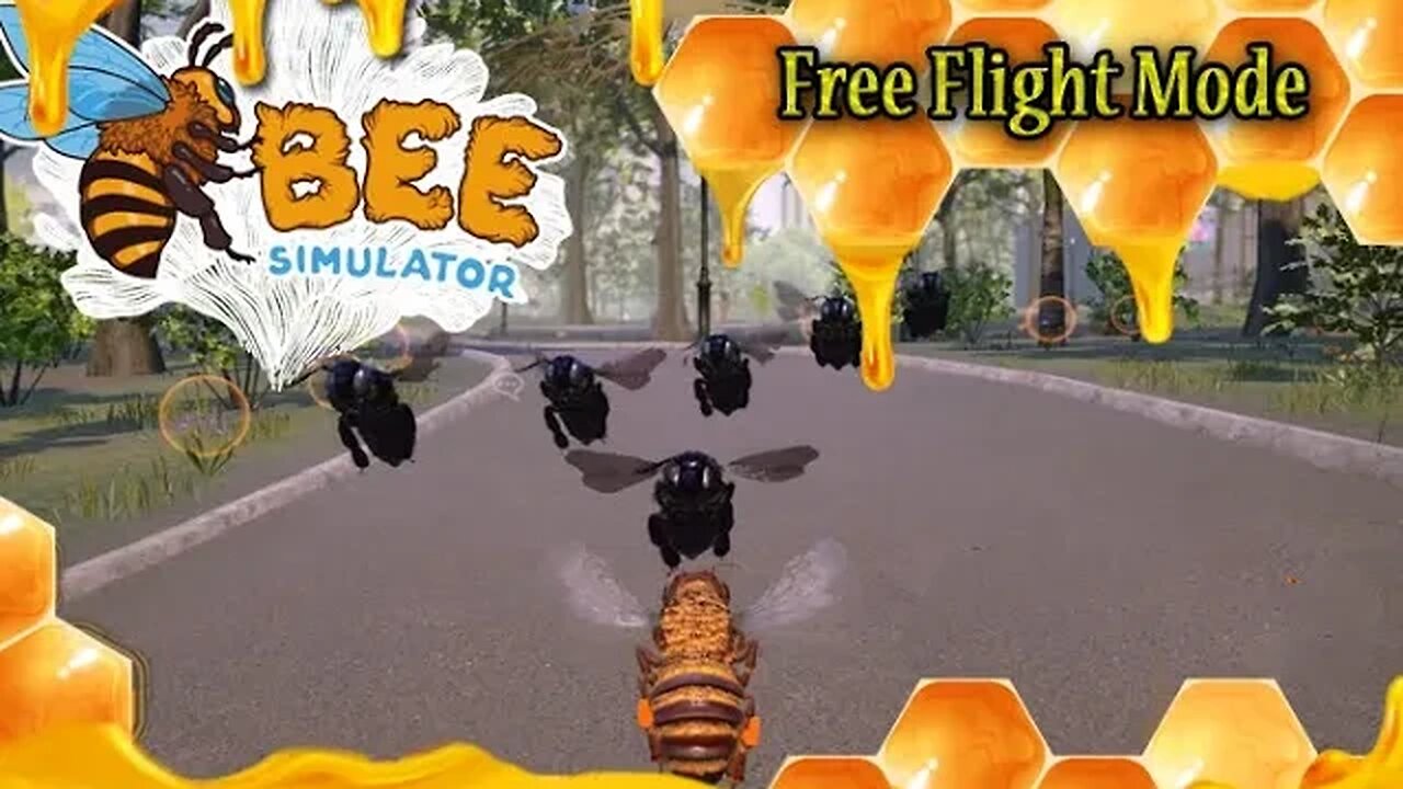 Bee Simulator: Free Flight Mode #1 (with commentary) PS4