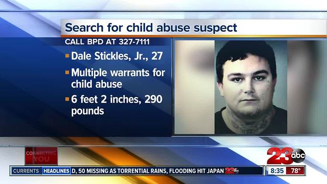 BPD searching for man with multiple warrants tied to child abuse