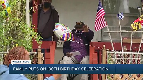 Havre De Grace family held a parade for Marcus Stansbury's 100th birthday