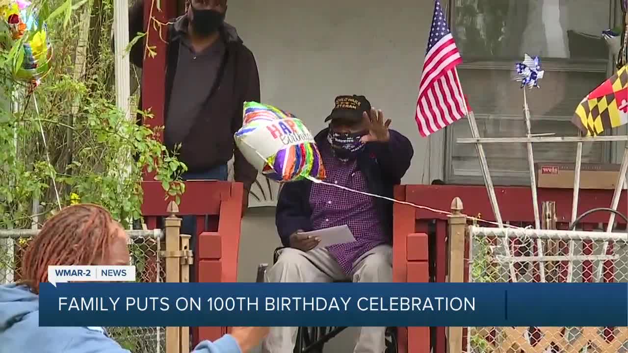 Havre De Grace family held a parade for Marcus Stansbury's 100th birthday