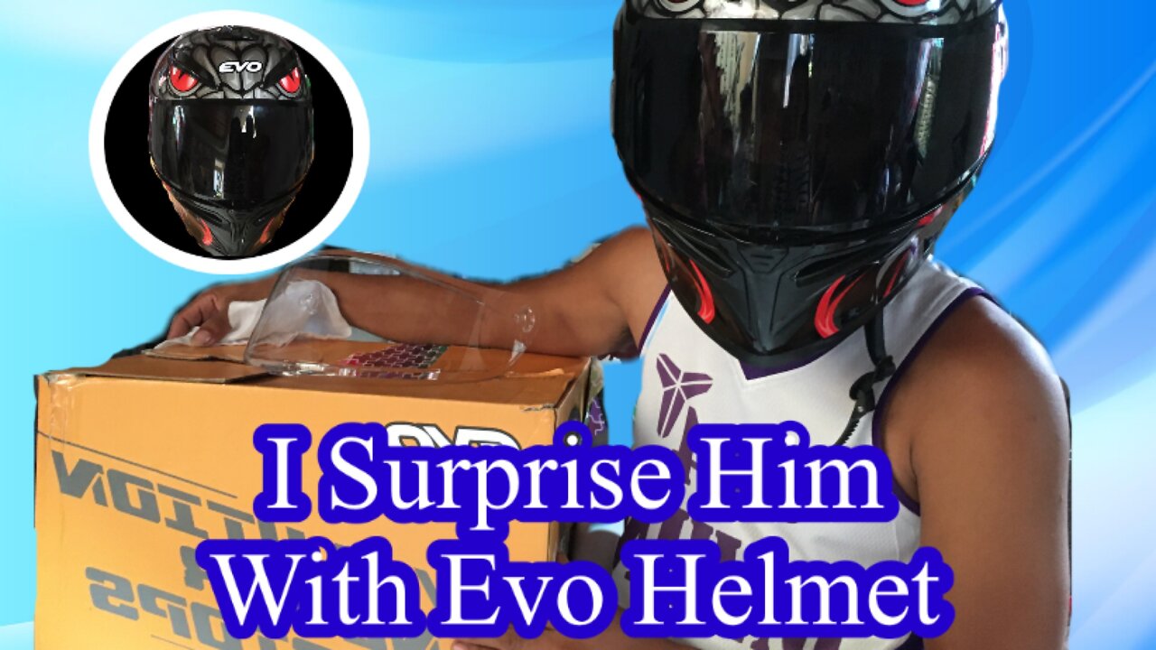 I Surprise Him With Evo Helmet ||Jame's 31st Birthday