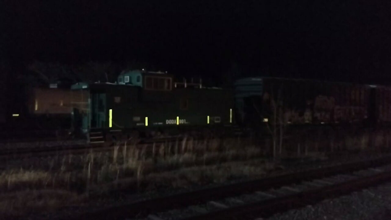 DOD caboose at Lynchburg Virginia