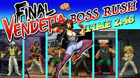 Final Vendetta | Boss Rush - Easy [Time: 2:48] Claire (Nintendo Switch) 🕹️🎮