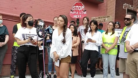 Be Tran Vigil 955 Seneca Ave hosted by Transportation Alternatives & Ridgewood Tenants Union 8/17/22