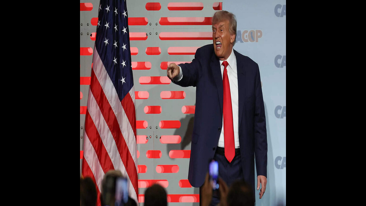 Trump Makes Crowd Laugh By Doing Mocking Impression Of Biden Trying To Get Off Stage