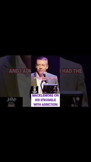 Macklemore's Speech About His Addiction 2019 #shorts