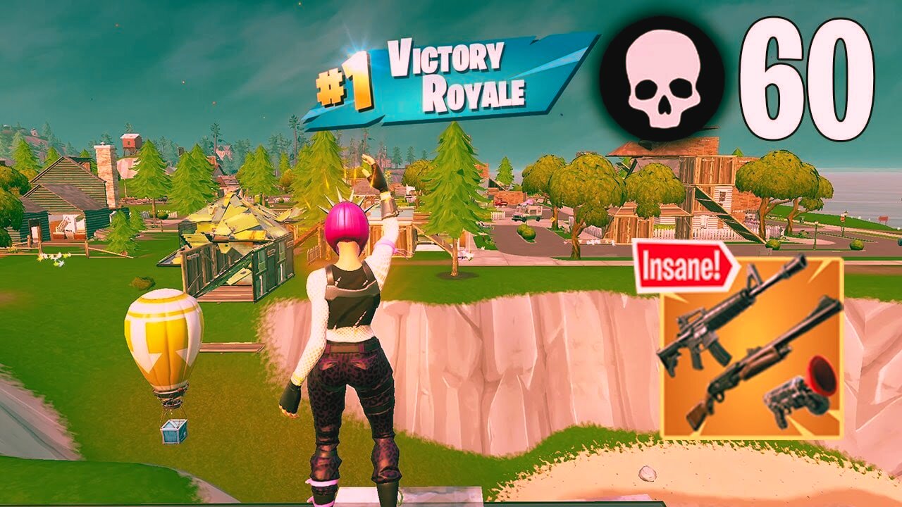 60 Elimination Solo vs Squads Wins Fortnite