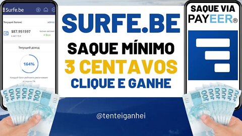 💲 SURFE BE - Ganhe em dólar vendo vídeos e sites - SAQUEI via PAYEER 💲