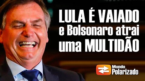 Lula é VAIADO em Cuiabá, enquanto Bolsonaro atrai uma MULTIDÃO em Chapecó