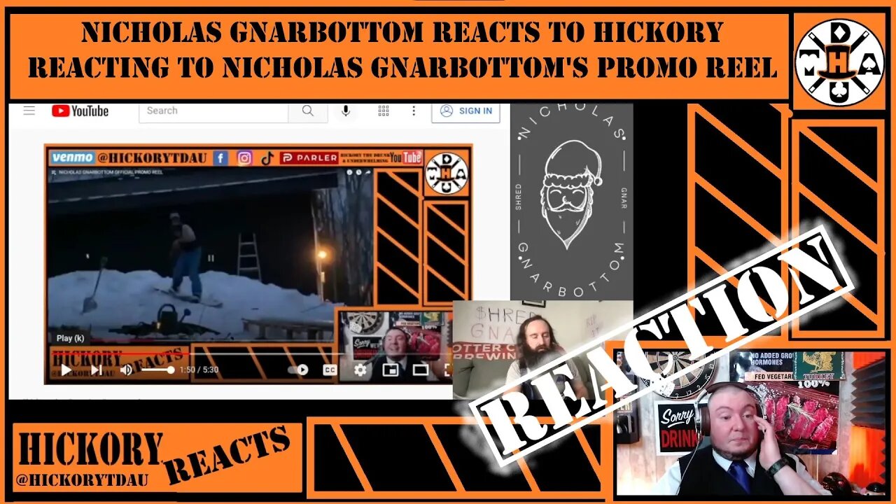 Hickory Reacts To Nicholas Gnarbottom Reacting to Hickory's Reaction Of Nicholas Gnarbottom's Promo!