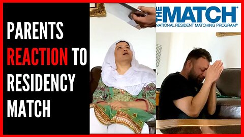 Parents Reaction To Residency Match *EMOTIONAL*