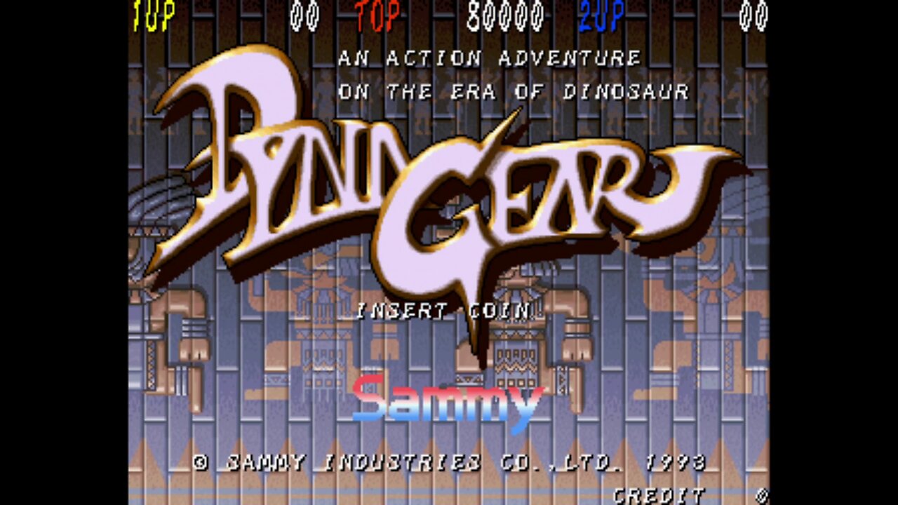 Dyna Gear Arcade Game, Sammy 1993, playthrough