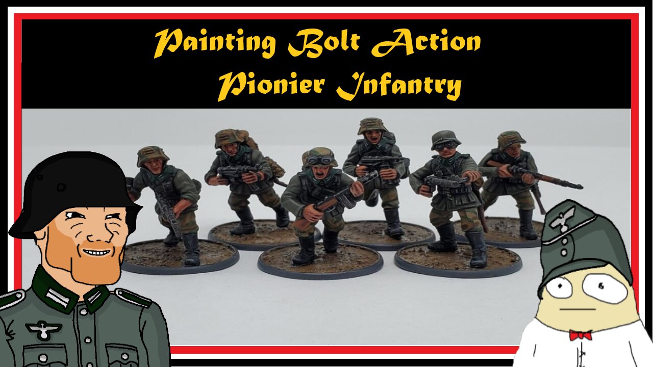 Painting German Pionier Infantry