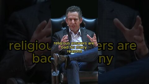 Religion Offers Bad Answers #religion #samharris #christianity #jesus #atheism #atheist #god
