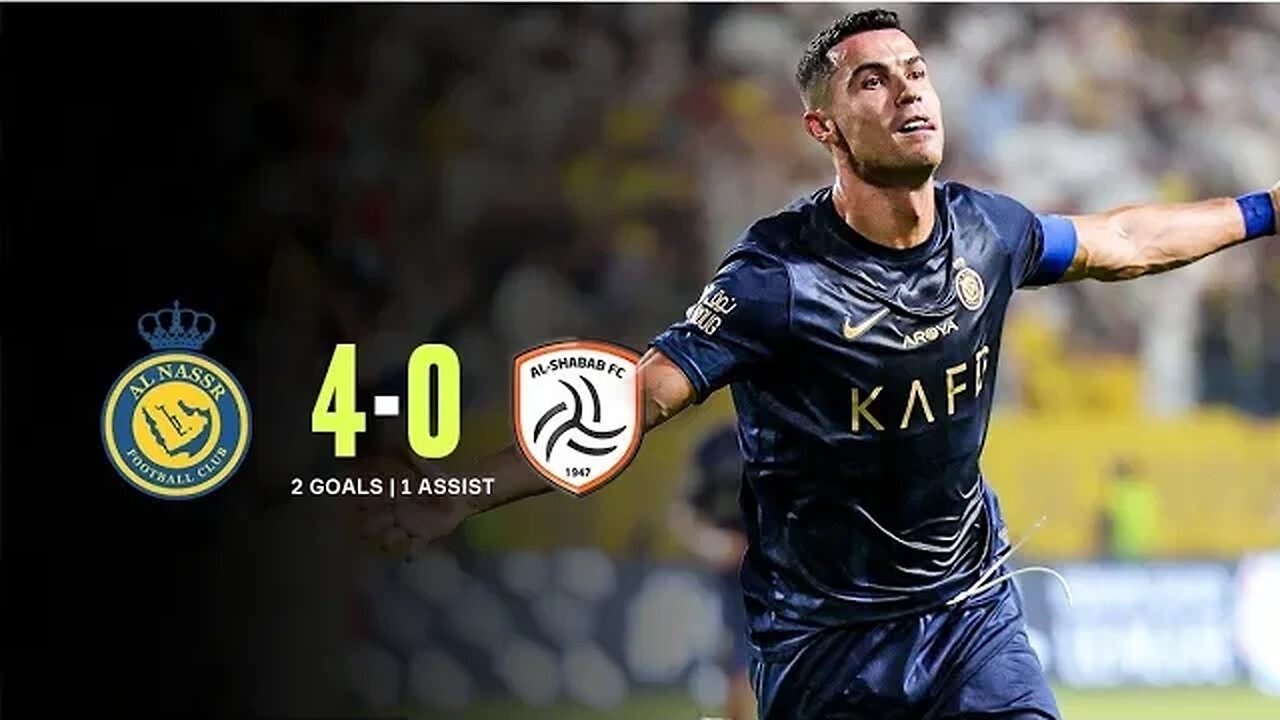 ملخص مباراة #النصر_الشباب 4-0 | تألق كريستيانو #رونالدو 🐐 | Ronaldo Alnassr vs Alshabab