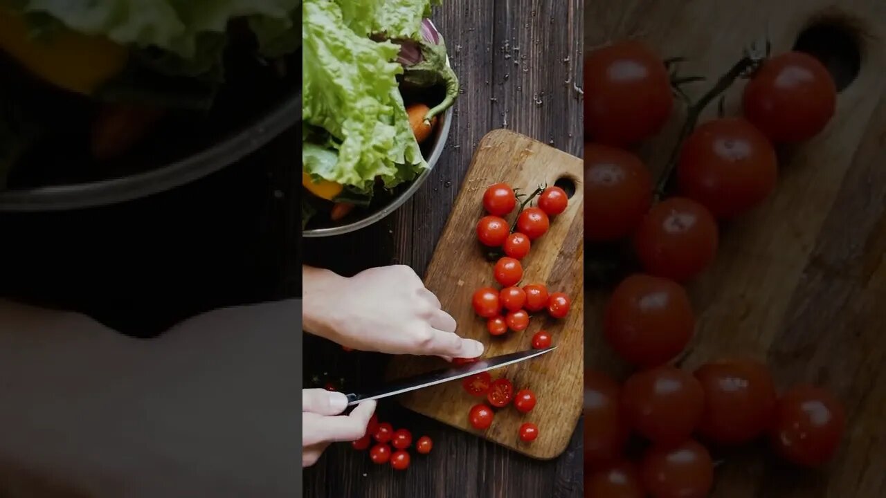 diet salad cherry tomatoes @shemarootv#shorts #trending #shortvideo