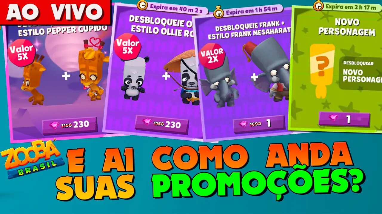 MELHORES PROMOÇÕES É QUE FALA! CHEGA NA LIVE ZOOBA!