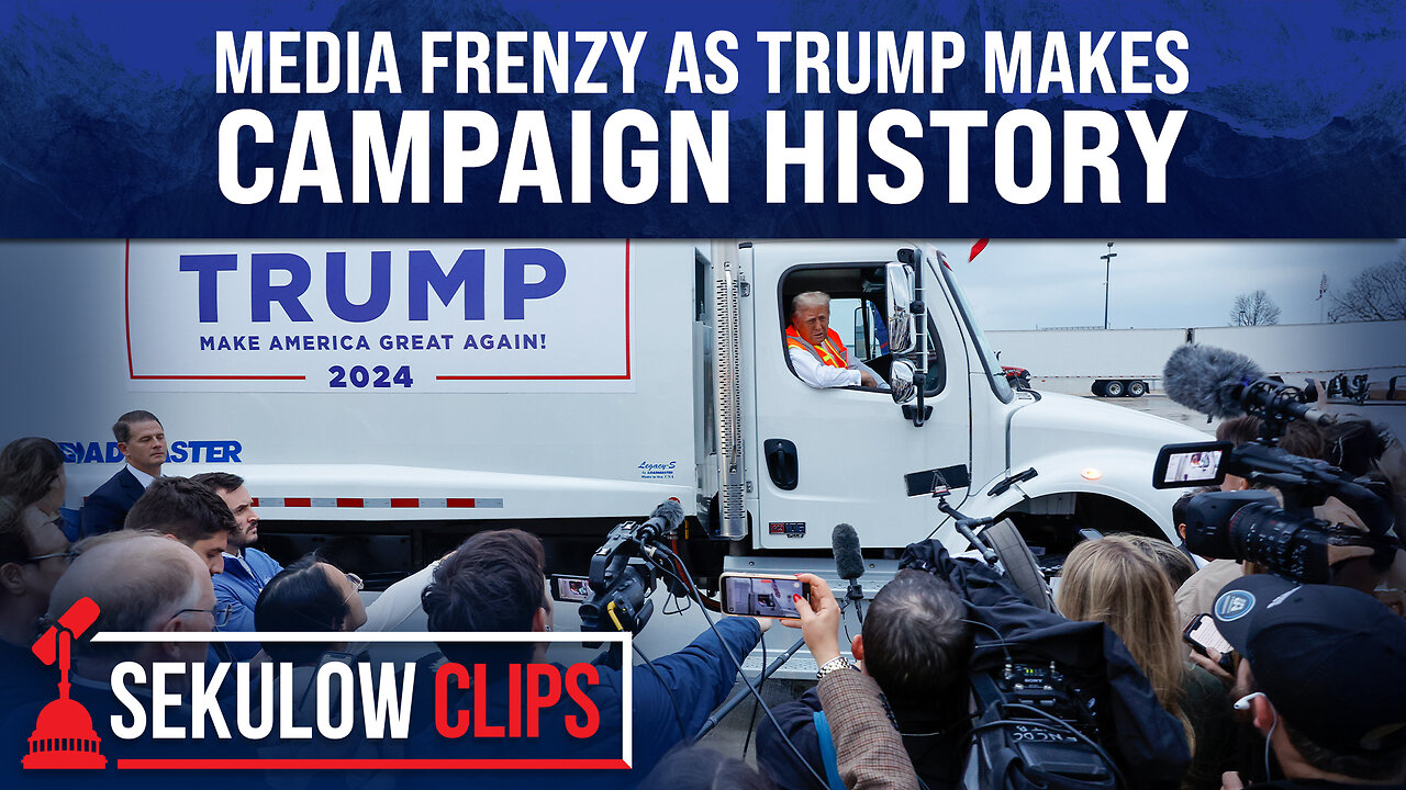 Media Frenzy as Trump Makes Campaign History