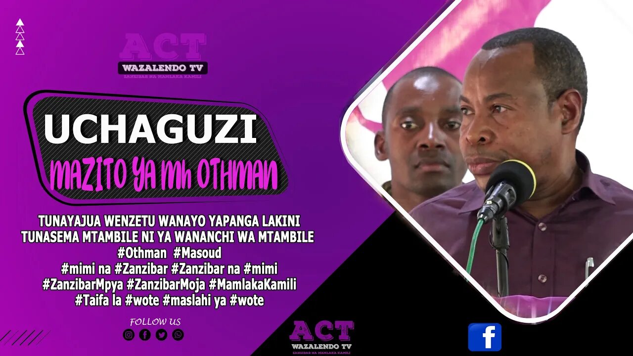 @officialactwazalendotv KAMA HAUKUBILIANI NA HAYA MAMBO BASI HAUNIFFAI KATIKA NJIA HII #othmanmasoud