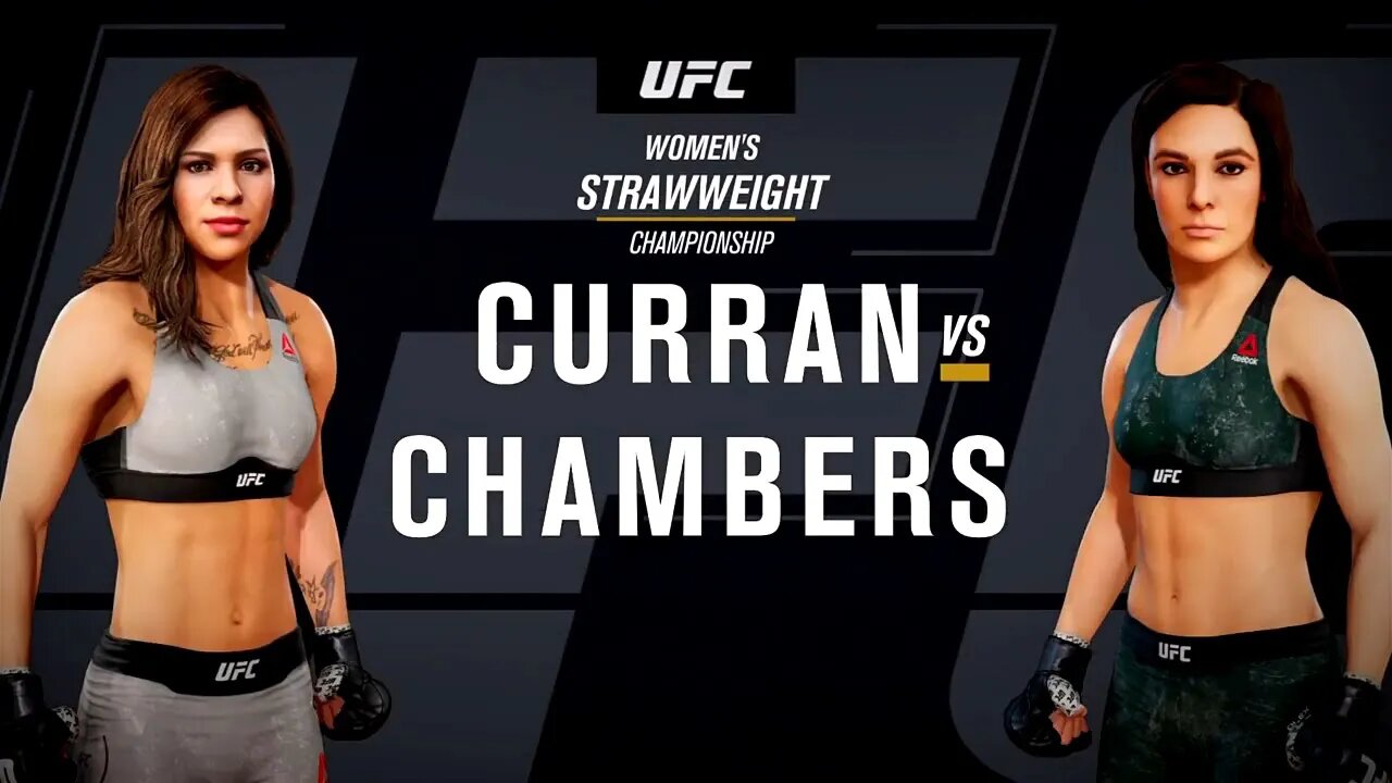 EA Sports UFC 3 Gameplay Alex Chambers vs Kailin Curran