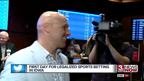 First Day for Legalized Sports Betting in Iowa