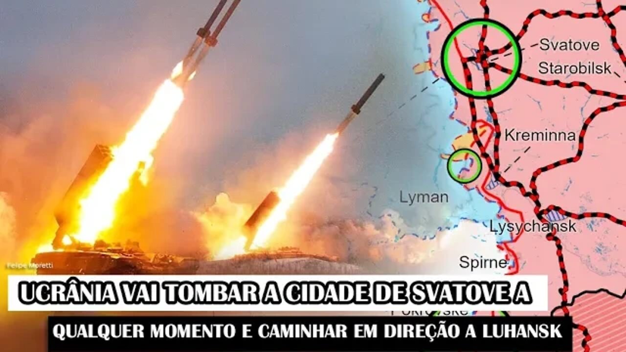 Ucrânia Vai Tombar A Cidade De Svatove A Qualquer Momento E Caminhar Em Direção A Luhansk