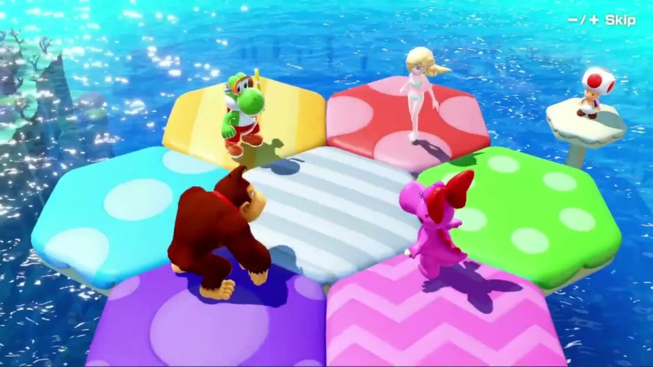 Mario Party Superstars - Yoshi vs Rosalina vs Donkey Kong vs Birdo