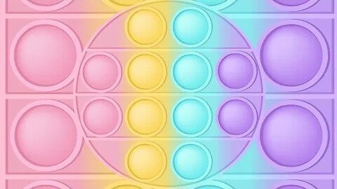 Rainbow Popit Fidget Toy