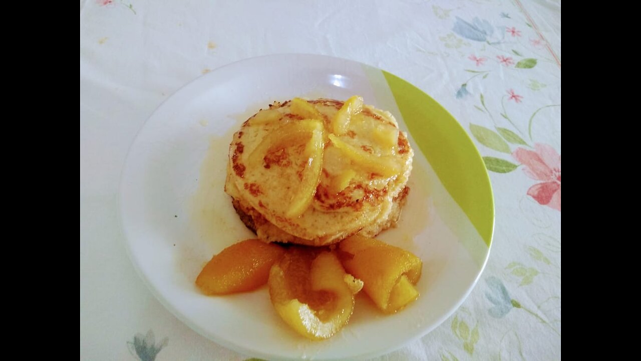 PANQUECA DOCE COM GELEIA CASEIRA DE LARANJA